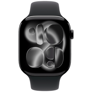 Apple Watch Series 11 46mm Black (Black Rubber Strap M/L)